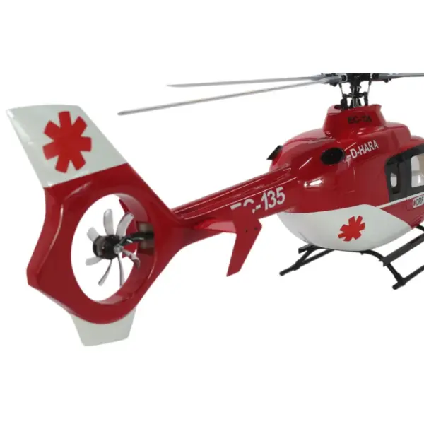 FLISHRC EC135 (Red Painting) RTF FL500 V2 500 Class/Size Scale RC Helicopter – view 4