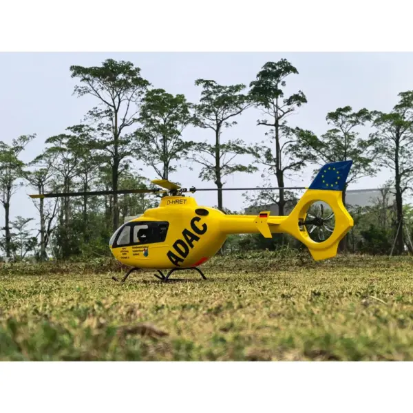 FLISHRC EC135 (Yellow painting) RTF FL500 V2 500 Class/Size Scale RC Helicopter – view 4