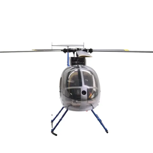 FLISHRC MD500E G-jive (Blue) RTF FL500 V2 500 Class/Size Scale RC Helicopter – view 5