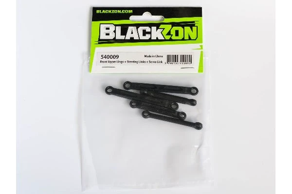 BLACKZON Front Upper Lings + Steering Links + Servo Link – view 2