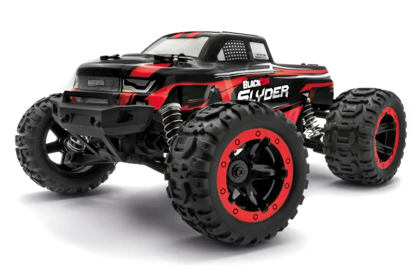 BLACKZON Slyder MT 1/16 4WD Electric Monster Truck - Red – view 4