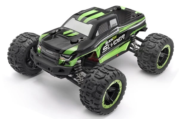 BLACKZON Slyder MT 1/16 4WD Electric Monster Truck - Green – view 5