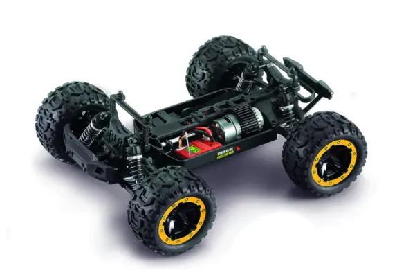 BLACKZON Slyder MT 1/16 4WD Electric Monster Truck - Yellow – view 2