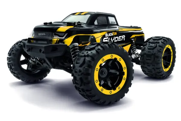 BLACKZON Slyder MT 1/16 4WD Electric Monster Truck - Yellow – view 3