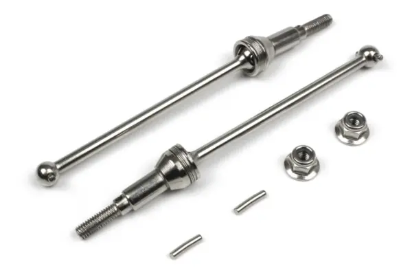 BLACKZON Front Universal Drive Shafts (Steel/2pcs)