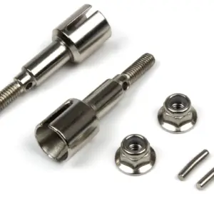 BLACKZON Rear Wheel Axles (Steel/2pcs)