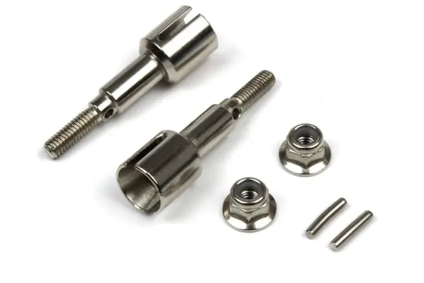 BLACKZON Rear Wheel Axles (Steel/2pcs)