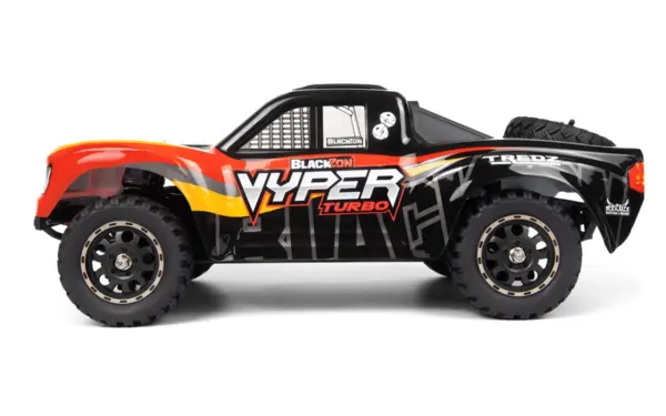 BLACKZON Vyper SC Turbo 1/16 4WD 2S Brushless - Red/Orange