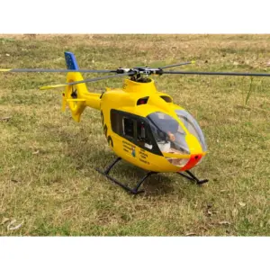 FLISHRC EC135 (Yellow painting) RTF FL500 V2 500 Class/Size Scale RC Helicopter – view 2