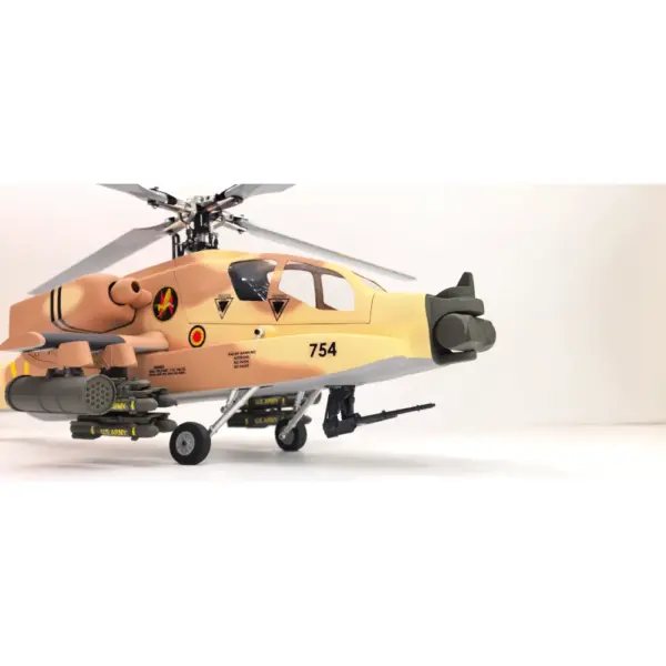 FLISHRC AH-64 Apache (Desert Yellow) RTF Scale RC Helicopter - FL500 V2 500-Class/Size – view 8