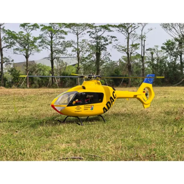 FLISHRC EC135 (Yellow painting) RTF FL500 V2 500 Class/Size Scale RC Helicopter – view 5