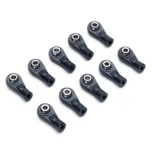 Fastrax Curved Nylon Rod Ends 20x10mm M3 Screw 10pcs