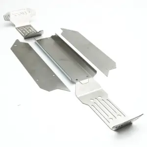Fastrax Maxx Stainless Steel Chassis Armor Skid Plate Kit