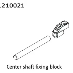 Alu Central Shaft & Mounting Bracket