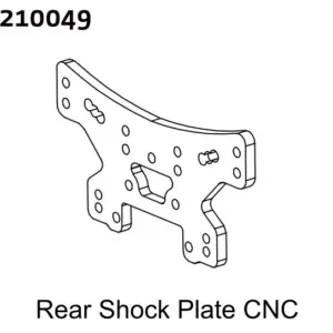 Alu Rear Shock Tower - Rally