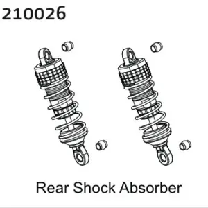Alu Rear Shocks - Buggy (2)