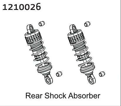 Alu Rear Shocks - Buggy (2)