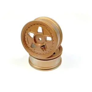 Aluminum rim set - copper-coloured (2) OPTION