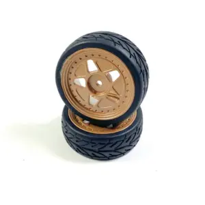 Aluminum wheel set - copper-coloured (2) OPTION