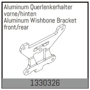 Aluminum Wishbone Bracket front/rear (2)