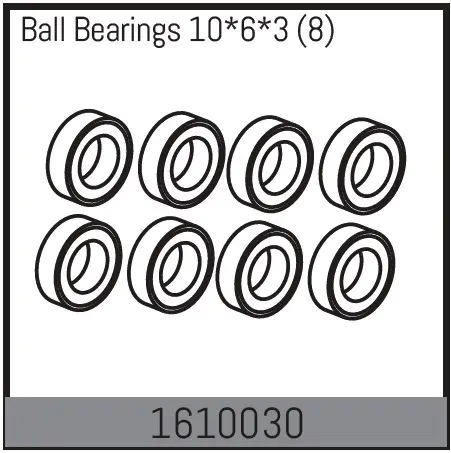 Ball Bearings 10*6*3 (8)