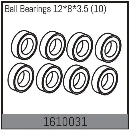 Ball Bearings 12*8*3.5 (10)