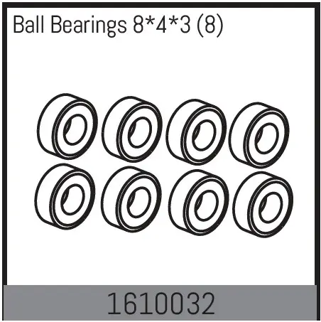 Ball Bearings 8*4*3 (8)