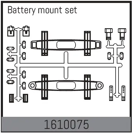 Battery mount set