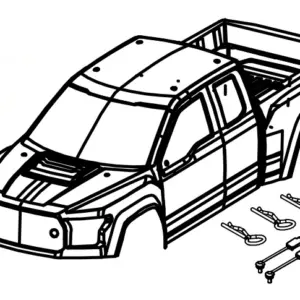 Body Shell Magic-Purple + Stickers