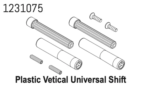 Center Driveshaft Set CR4.4