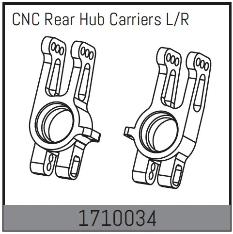 CNC Rear Hub Carriers L/R