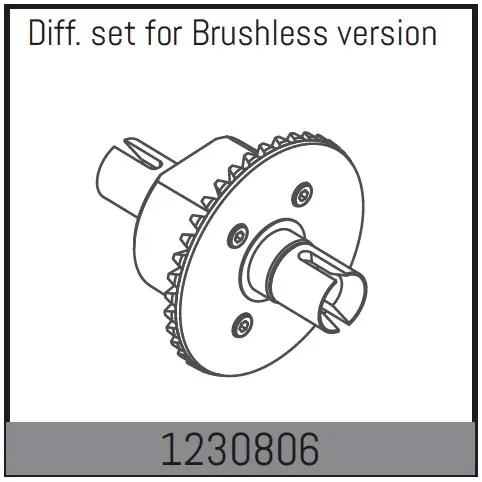 Differential front/rear BL-version