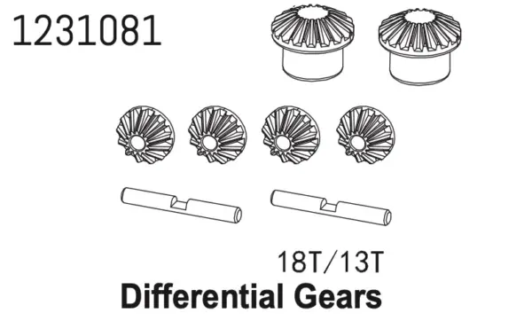Differential Gear Set 18T/13T CR4.4