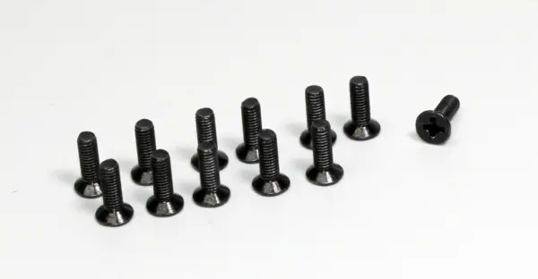 Flat Cross Screw 3x10 (12) Buggy/Truggy