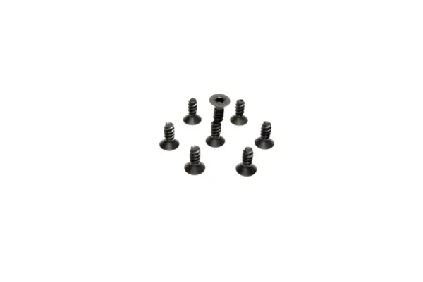 Flat Head Hex Tapping Screws M4x11 (8) AB2.8 BL