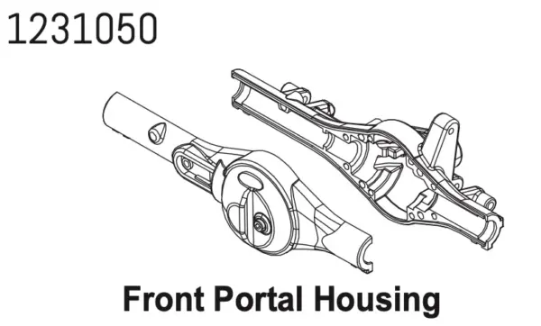 Front Axle Housing CR4.4
