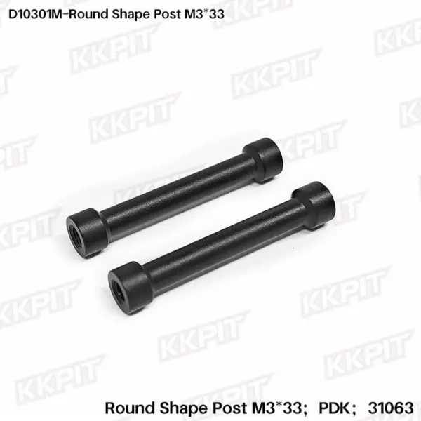 31047 Round Shape Post M3*33 – view 2