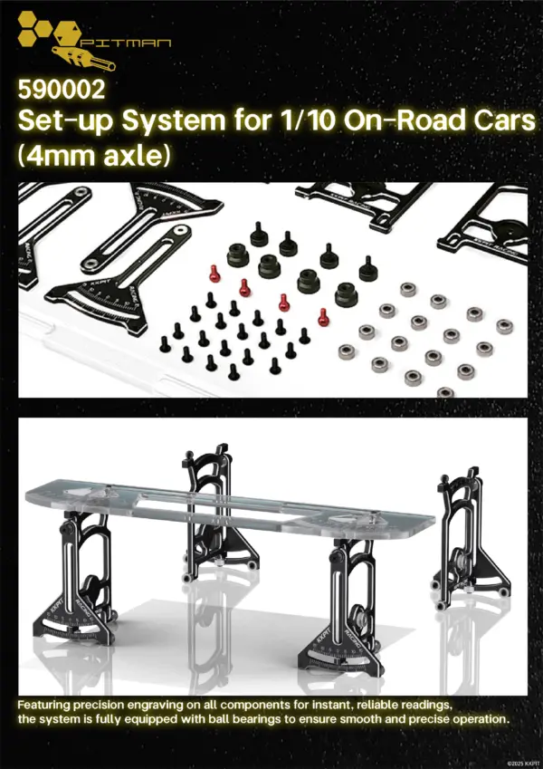 590002 Set-up System for 1/10 On-Road Cars (4mm axle) – view 4