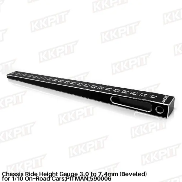 590006 Chassis Ride Height Gauge 3.0 to 7.4mm (Beveled) for 1/10 On-Road Cars – view 2