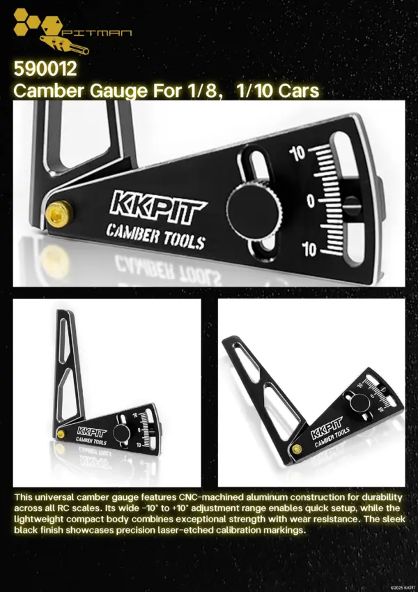 590012 camber Gauge For 1/8，1/10 Cars – view 3