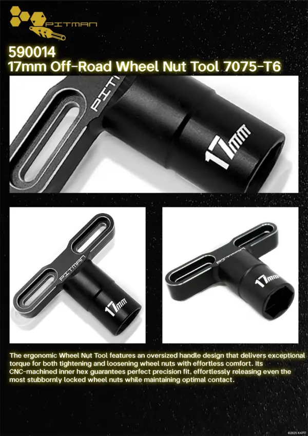 590014 17mm Off-Road Wheel Nut Tool 7075-T6 – view 4