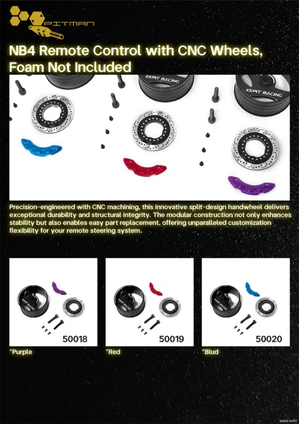 590018 NB4 Remote Control with CNC Wheels, Foam Not Included – view 3