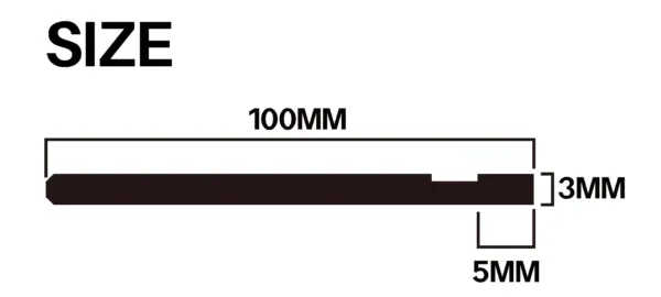 590027 Allen Wrench Replacement Tip 5 SERIES 1.5 x 100 mm – view 4