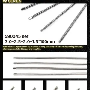 590040 Allen Wrench Replacement Tip W SERIES 3.0 x 100 mm – view 2