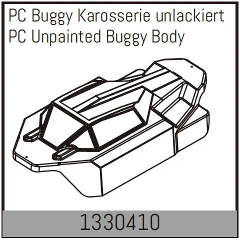 PC Unpainted Buggy Body