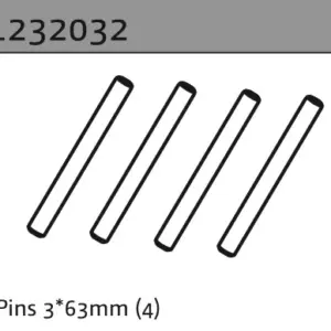 Pins 3*63mm (4)