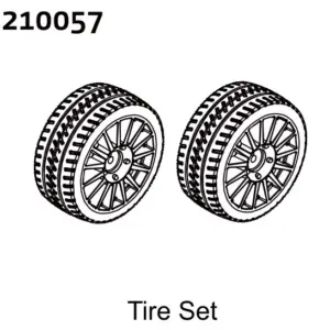 Pre-glued Tire Set - Rally (2)