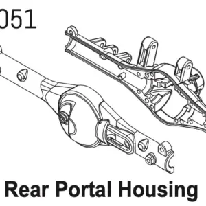 Rear Axle Housing CR4.4