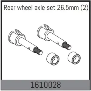 Rear wheel axle set 26.5mm (2)