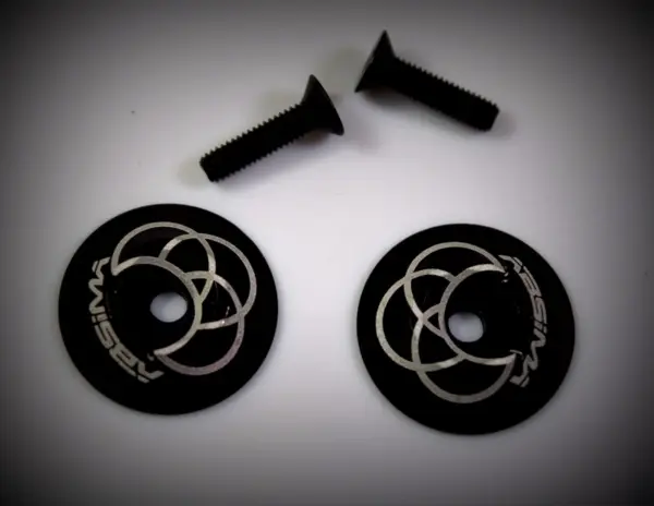 Rear wing Alu. Washer, black (2)